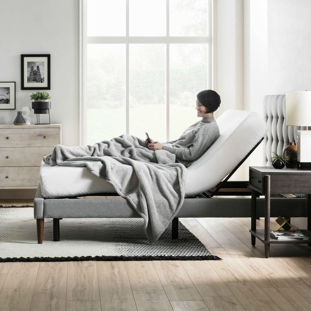 Twin XL Heavy Duty Adjustable Bed Frame Base with Remote - Deals Kiosk