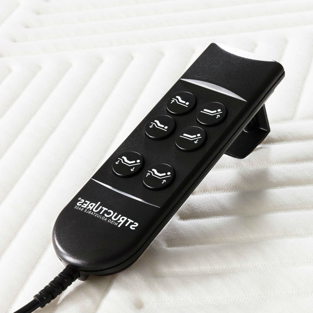 Twin XL Heavy Duty Adjustable Bed Frame Base with Remote - Deals Kiosk