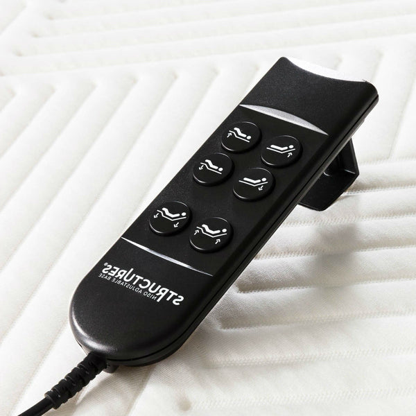 Twin XL Heavy Duty Adjustable Bed Frame Base with Remote - Deals Kiosk