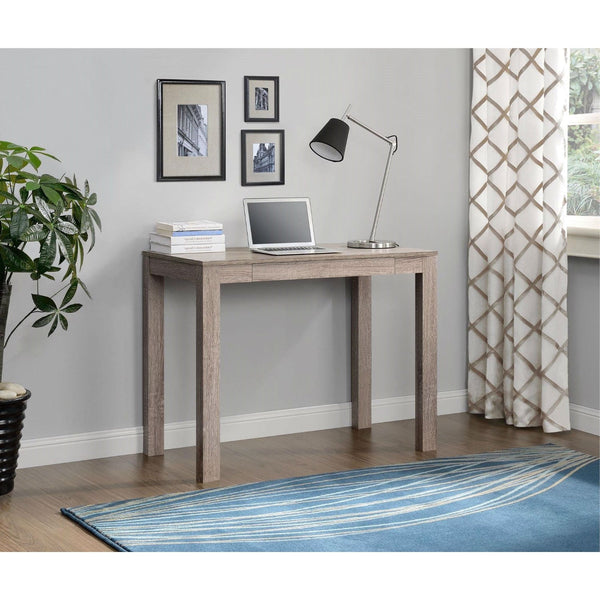 Modern Classic Home Office Laptop Desk in Medium Oak Finish - Deals Kiosk