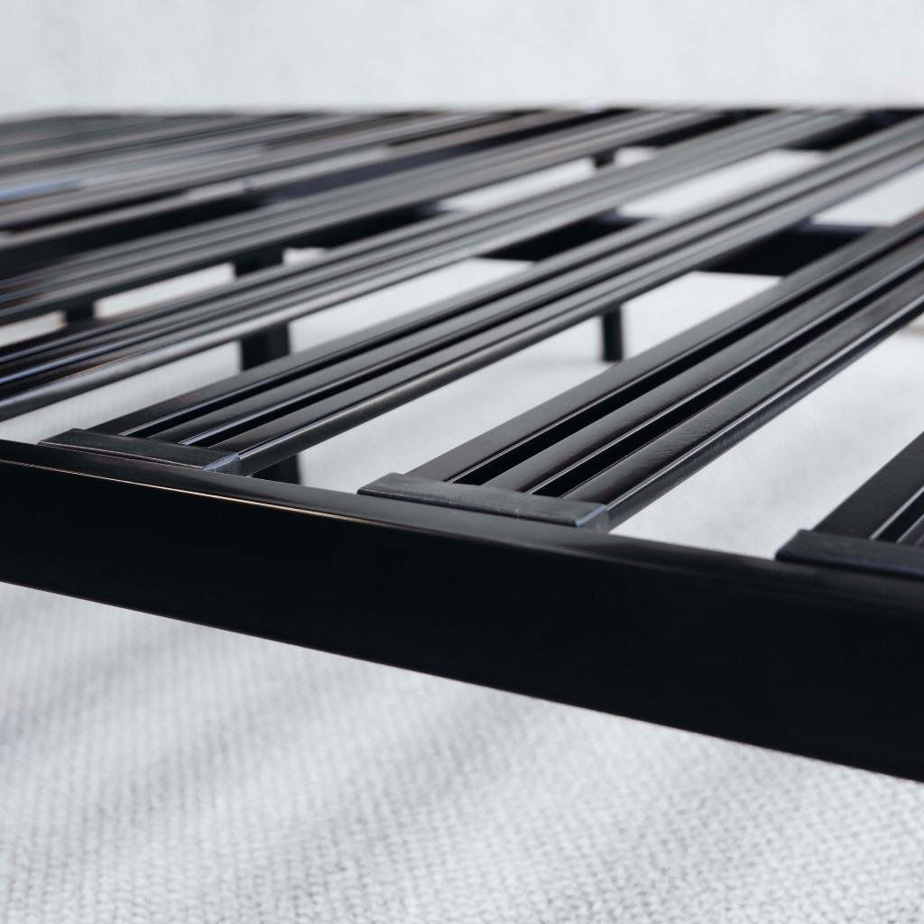 Full size Metal Platform Bed Frame with 3.86 inch Wide Heavy Duty Steel Slats - Deals Kiosk