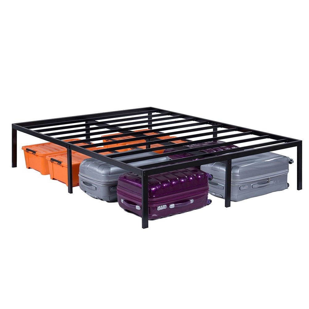King size 16-inch High Heavy Duty Metal Platform Bed Frame - Deals Kiosk