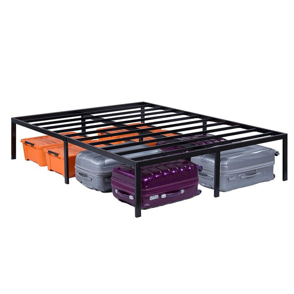 King size 16-inch High Heavy Duty Metal Platform Bed Frame - Deals Kiosk