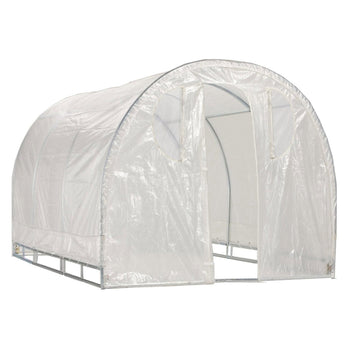 Polytunnel Hoop House Style Greenhouse (8' x 8') - Deals Kiosk