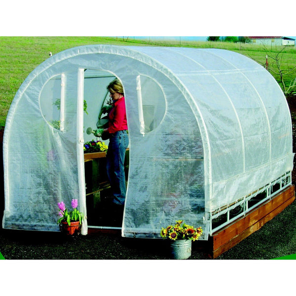 Polytunnel Hoop House Style Greenhouse (8' x 8') - Deals Kiosk