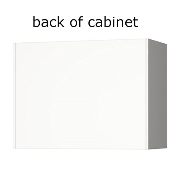White Wall Cabinet with 2 Doors and Adjustable Shelf - Deals Kiosk