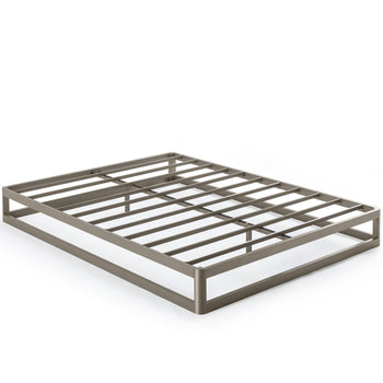 Queen size Modern Heavy Duty Low Profile Metal Platform Bed Frame - Deals Kiosk