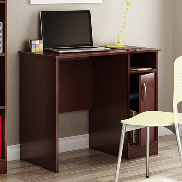 Compact Computer Desk in Royal Cherry Finish
