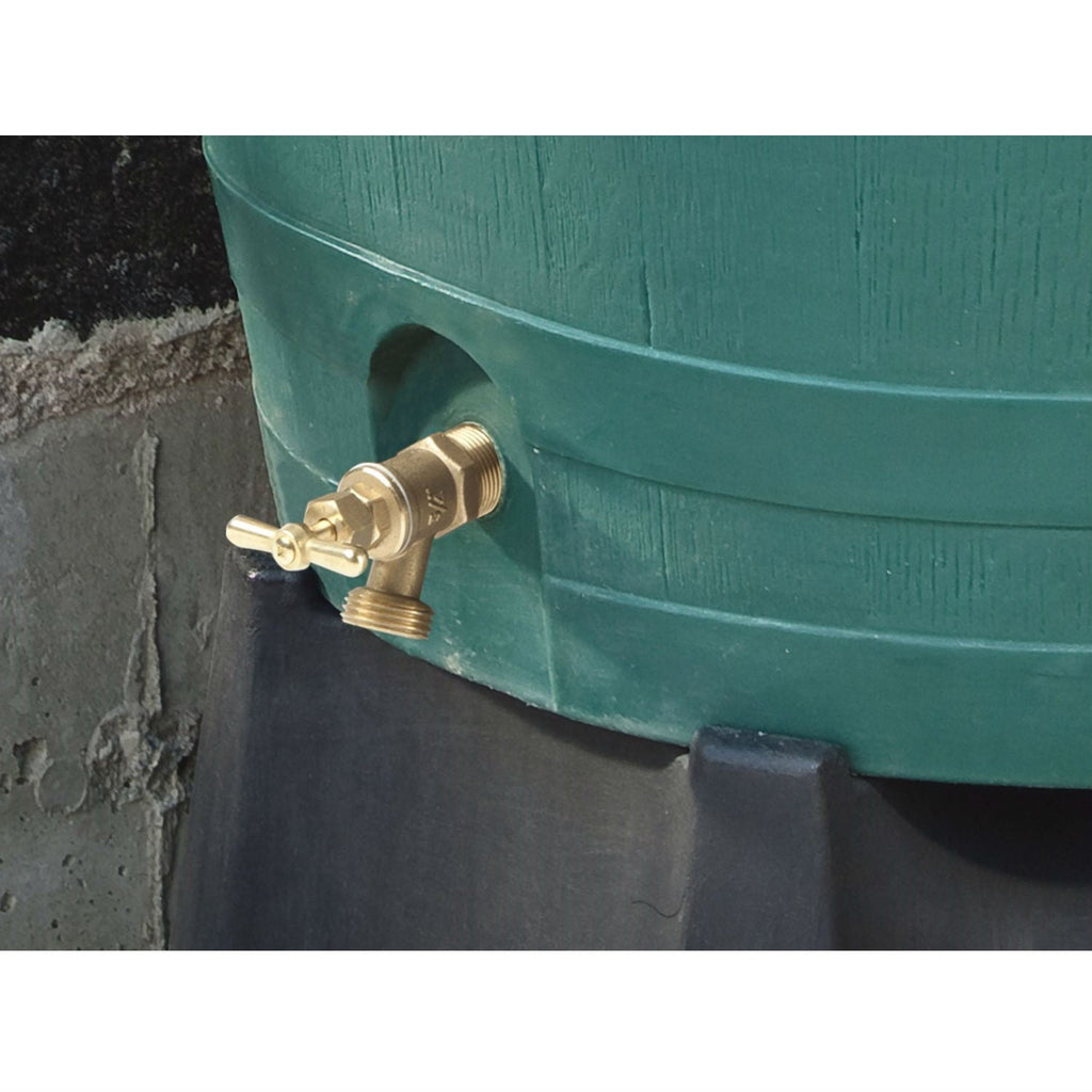 Green 50-Gallon Rain Barrel in UV Resistant Plastic w/ Brass Spigot - Deals Kiosk