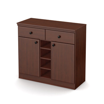 Dining Room Buffet Sideboard Console Table in Cherry Wood Finish - Deals Kiosk