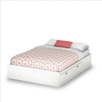 Full size Modern Platform Bed with 4 Storage Drawers - Deals Kiosk