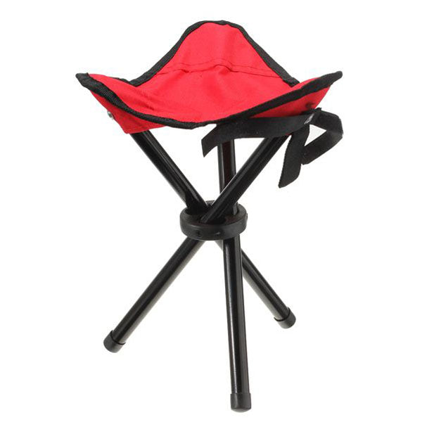 Camping Hiking Fishing Picnic BBQ Folding Foldable Stool Tripod Chair - Deals Kiosk