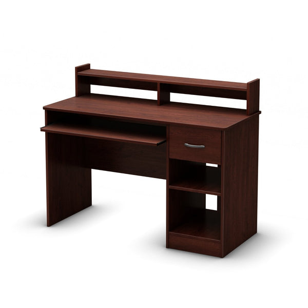 Eco-Friendly Computer Desk Table in Cherry - Great for Kids Teens Adults