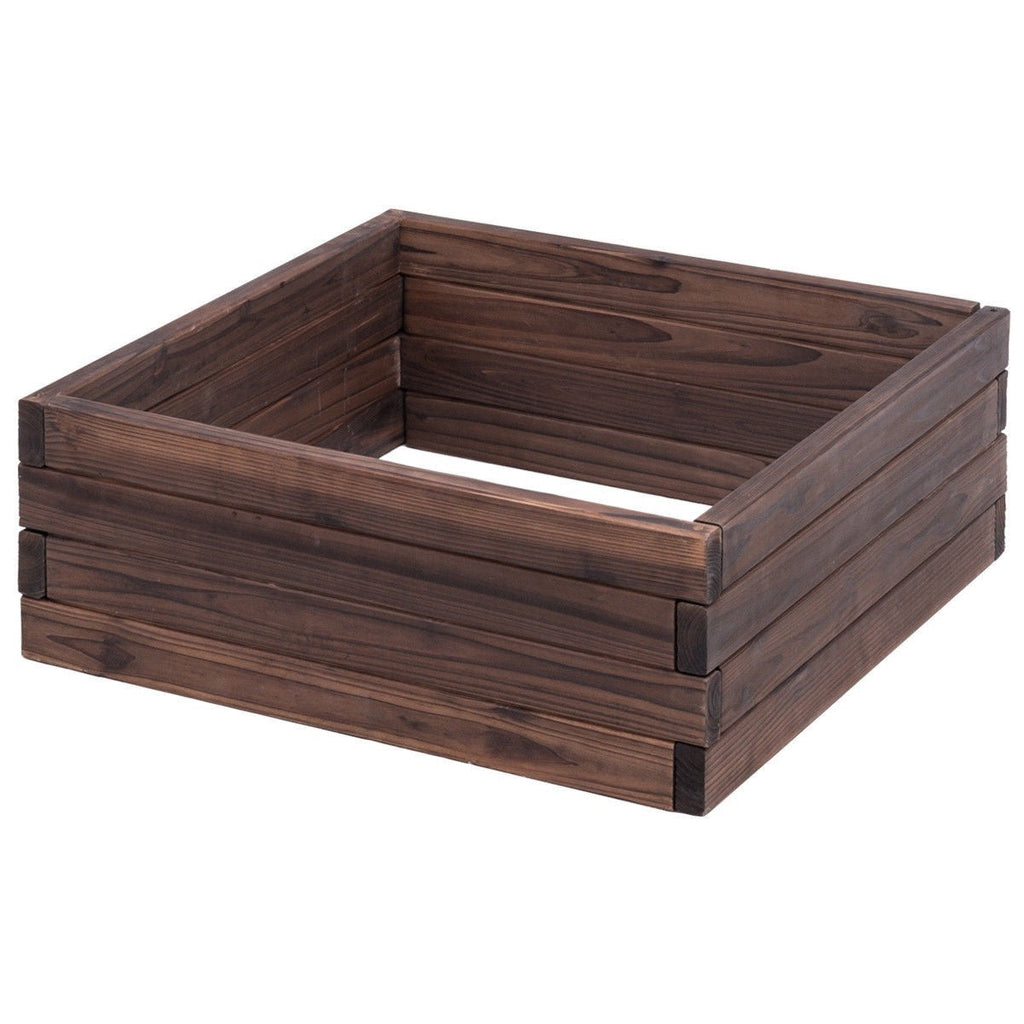 Solid Fir Wood 2 ft x 2 ft Raised Garden Bed Planter - Deals Kiosk