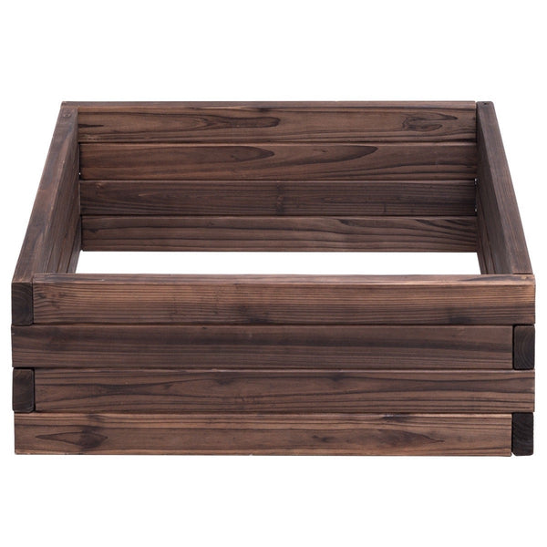 Solid Fir Wood 2 ft x 2 ft Raised Garden Bed Planter - Deals Kiosk