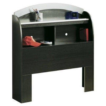 Black Onyx Twin-Size Bookcase Headboard - Deals Kiosk