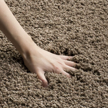 4' X 6' Hand-Tufted Plush Taupe Area Rug - Deals Kiosk