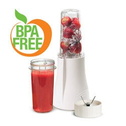 BPA Free Compact Personal Blender by Tribest with White Base - Deals Kiosk