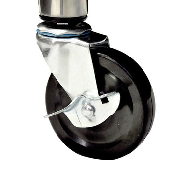 Stainless Steel 2-ft Kitchen Island Cart Prep Table with Casters - Deals Kiosk