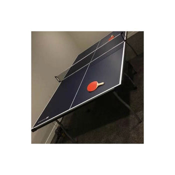 Official Tournament Grade Blue Foldable Indoor Table Tennis Table with Paddles and Balls - Deals Kiosk