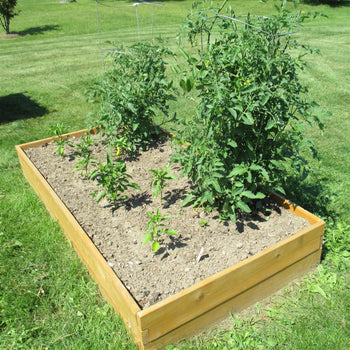 Cedar Wood 3-Ft x 3-Ft x 11-inch Raised Garden Bed Kit - Made in USA - Deals Kiosk