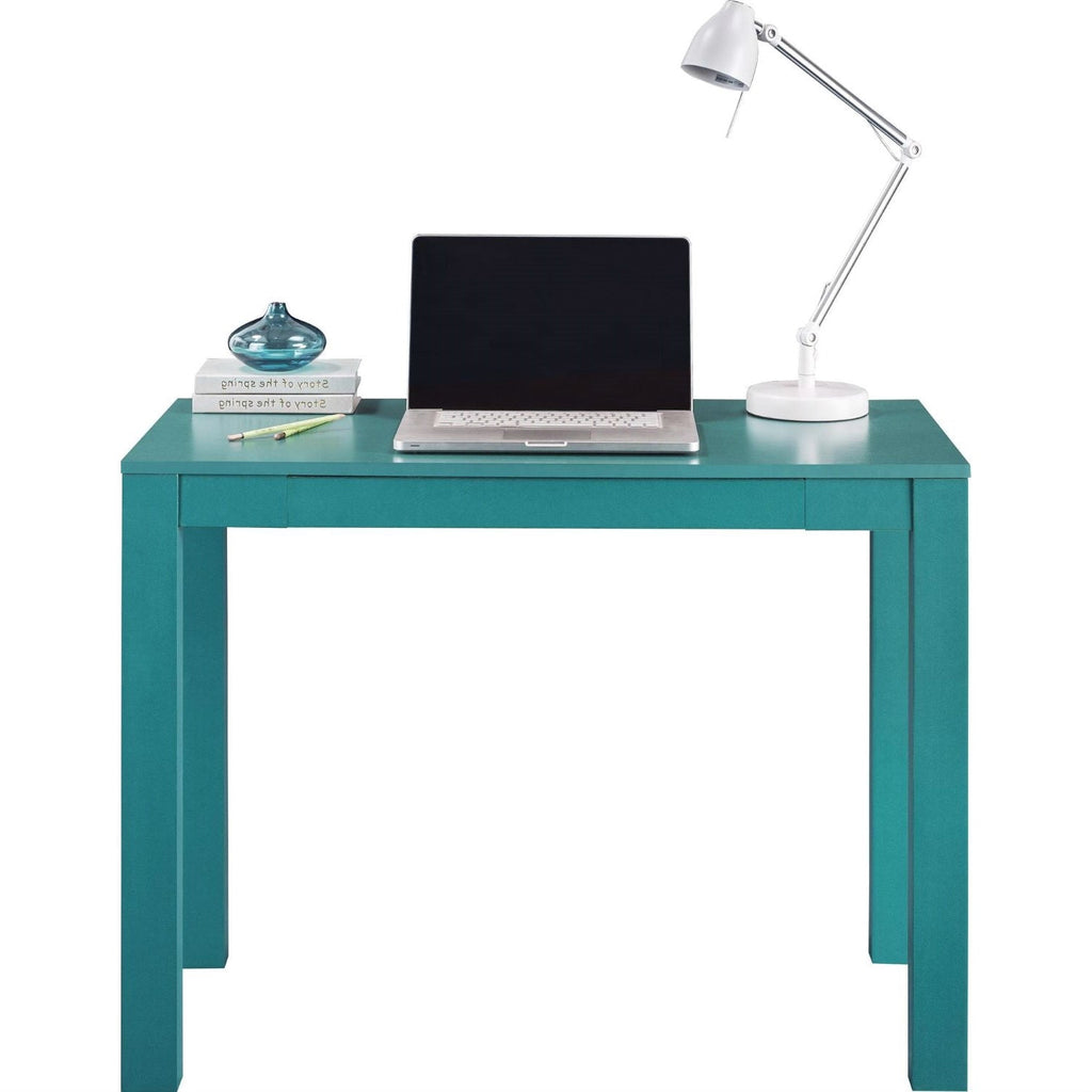 Teal Green Home Office Laptop Desk Writing Table with Drawer - Deals Kiosk