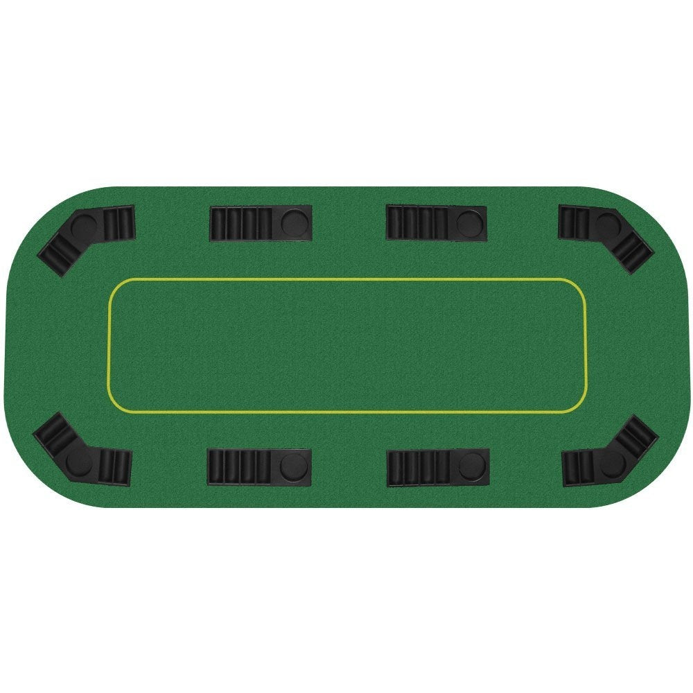 Folding Texas Holdem Folding Poker Table Top with Carrying Case