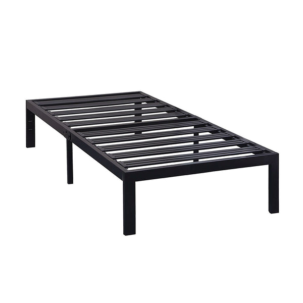 Twin XL Metal Platform Bed Frame with Heavy Duty Steel Slats