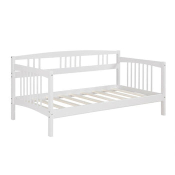 Twin size Daybed in White Wood Finish - Trundle Sold Separately - Deals Kiosk