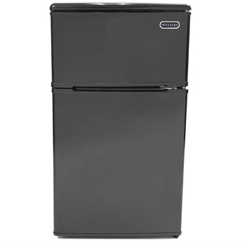 3.1 Cubic Foot Energy Star Compact Refrigerator Freezer in Black Dry Erase