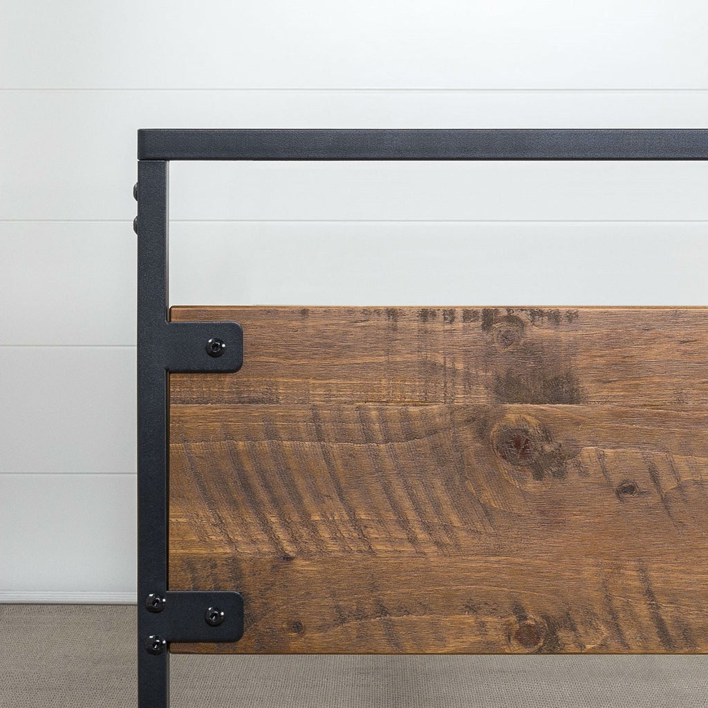 Twin Modern Wood Metal Daybed Frame with Steel Slats - Deals Kiosk