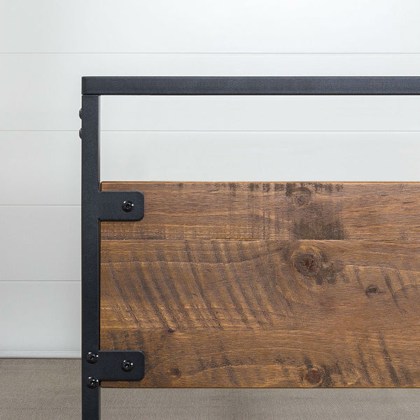 Twin Modern Wood Metal Daybed Frame with Steel Slats - Deals Kiosk