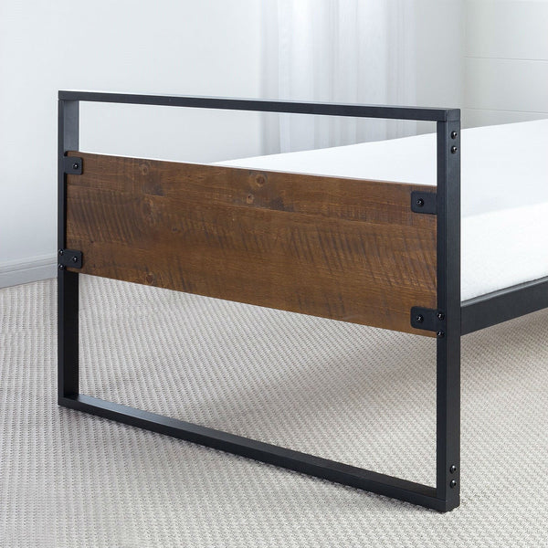 Twin Modern Wood Metal Daybed Frame with Steel Slats - Deals Kiosk