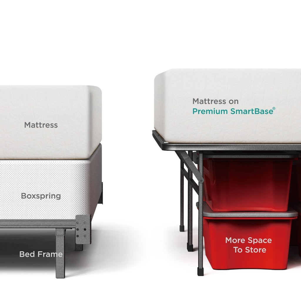 California King size 18-inch High Rise Metal Platform Bed Frame - Deals Kiosk