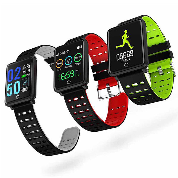 XANES F3 1.44'' Color Touch Screen IP67 Waterproof Smart Watch Heart Rate Monitor Fitness Bracelet - Deals Kiosk