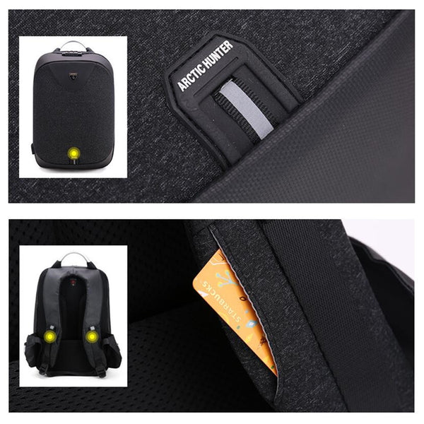 Anti Theft Customs Lock Laptop Backpack Bag Travel Bag With USB Charging Port - Deals Kiosk
