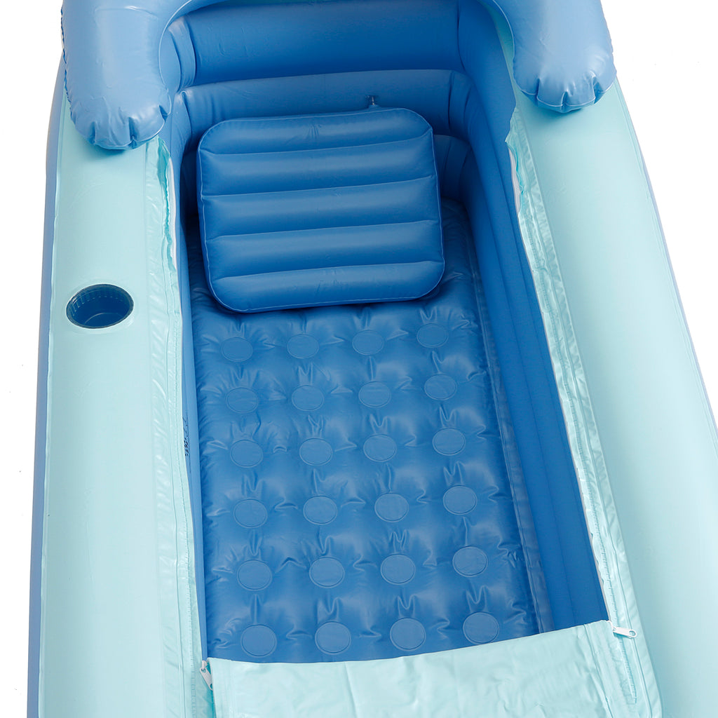 Adult Child Portable Folding Inflatable Air Bathtub Warm SPA Blow Up Travel Bath - Deals Kiosk