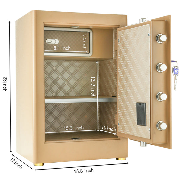 TIGERKING Security Home Safe,Safe Box-1.4/2.05 Cubic Feet - Deals Kiosk