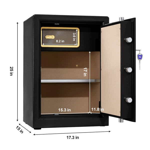 TIGERKING Safe,Security Home Safe,Protect You Gun,Jewelry,Cash 3.7 Cubic Feet - Deals Kiosk