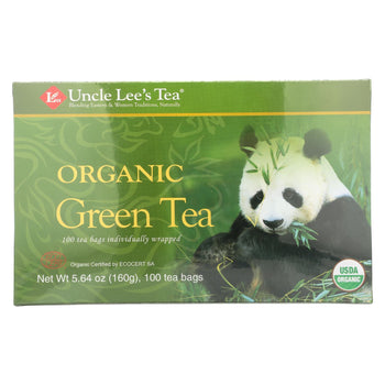 Uncle Lee's Legends of China Organic Green Tea - 100 Tea Bags - Deals Kiosk