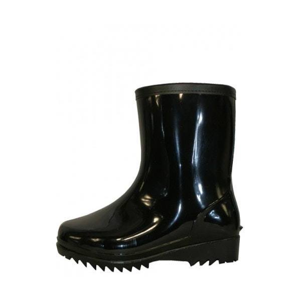 Men's Black 8" Rain Boots Case Pack 24 - Deals Kiosk