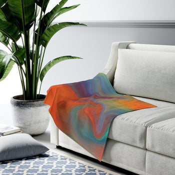 Accent Blankets, Autumn Swirl Style Throw Blanket - Deals Kiosk