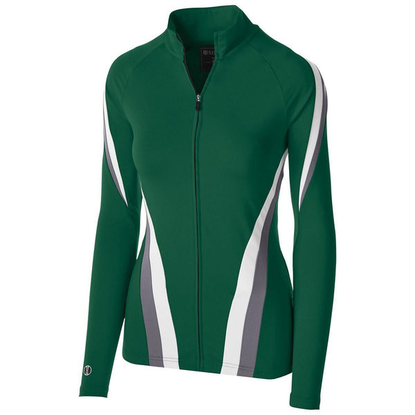 Girls Athletic Jacket, Long Sleeve Aerial Sports Top - Sportswear - Deals Kiosk
