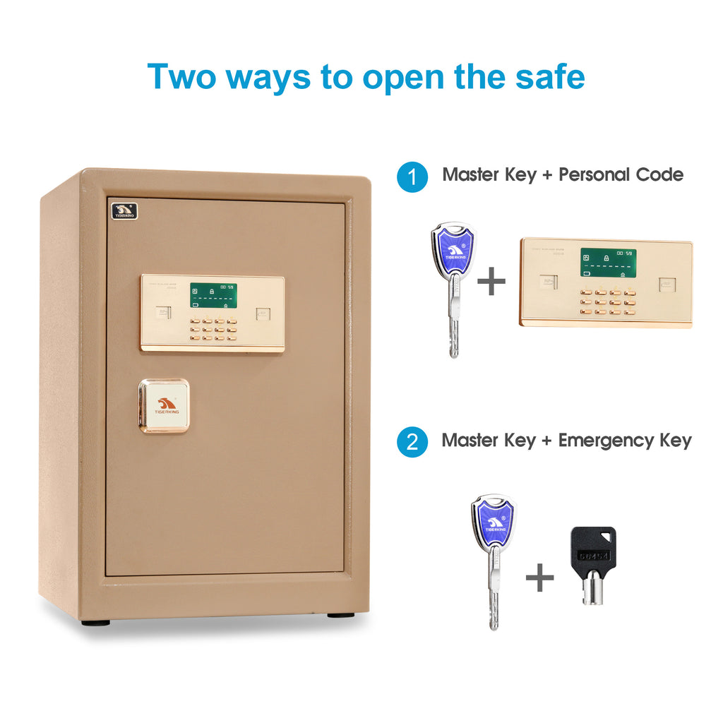 TIGERKING Safe,Security Home Safe,Protect You Gun,Jewelry,Cash 3.7 Cubic Feet - Deals Kiosk