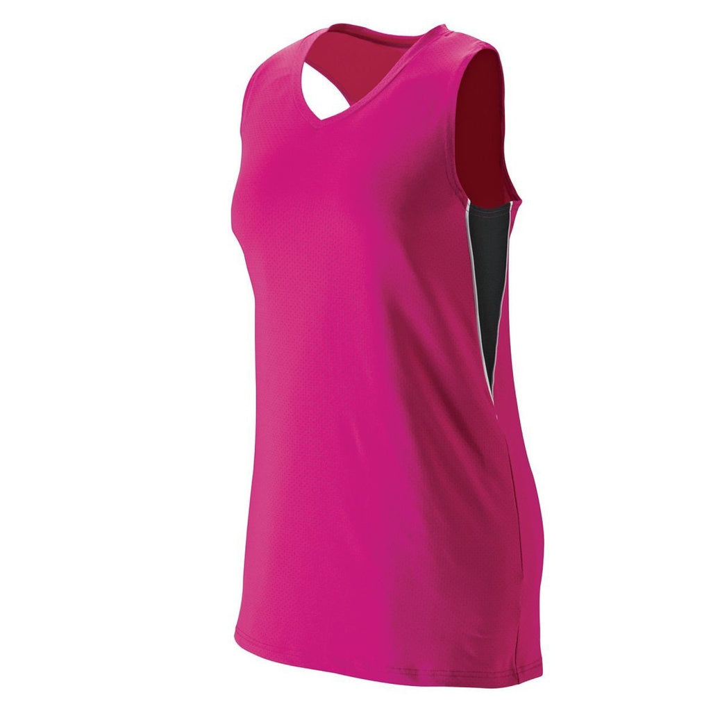 Girls Athletic Shirt, Sleeveless Inferno Sports Jersey - Sportswear - Deals Kiosk