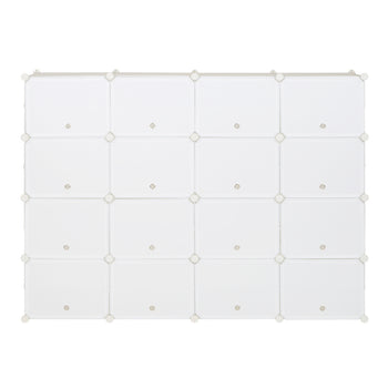 8-Tier Portable 64 Pair Shoe Rack Organizer 32 Grids Tower Shelf Storage Cabinet Stand Expandable for Heels, Boots, Slippers, White RT - Deals Kiosk