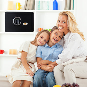 TIGERKING Digital Security Safe Box Fashion Black 1-Cubic-Feet - Deals Kiosk