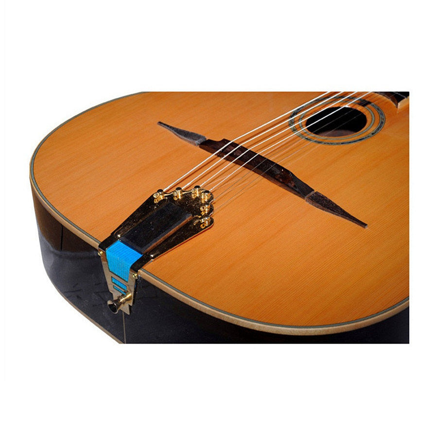 ADM Solid Gypsy Jazz Guitar Oval Hole with Foam Case - Deals Kiosk