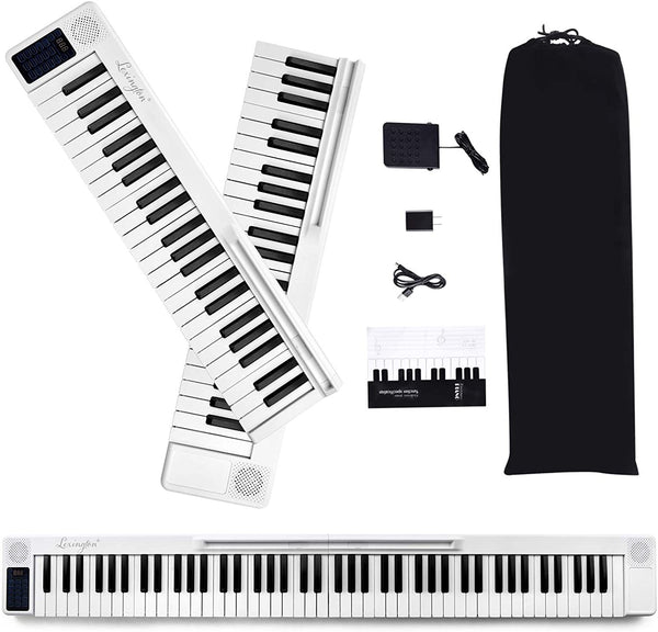 88-Key Splicing Intelligent Piano Electronic Keyboard for Kids Beginners with Full Size Semi Weighted Touch Sensitive Keys, MIDI, Power Supply, Built In Speakers - Deals Kiosk