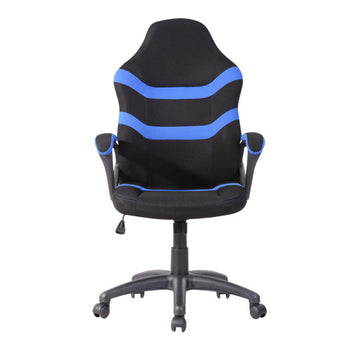 Gaming Office Chair with Fabric Adjustable Swivel,BLUE - Deals Kiosk